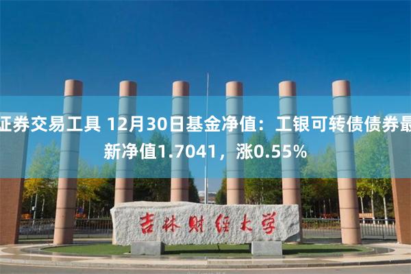 证券交易工具 12月30日基金净值：工银可转债债券最新净值1.7041，涨0.55%