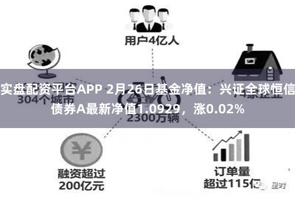 实盘配资平台APP 2月26日基金净值：兴证全球恒信债券A最新净值1.0929，涨0.02%